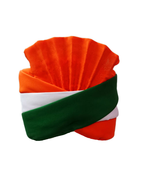 Buy Tri Colored Pagri Turban Independence Day Costume Online in India ...