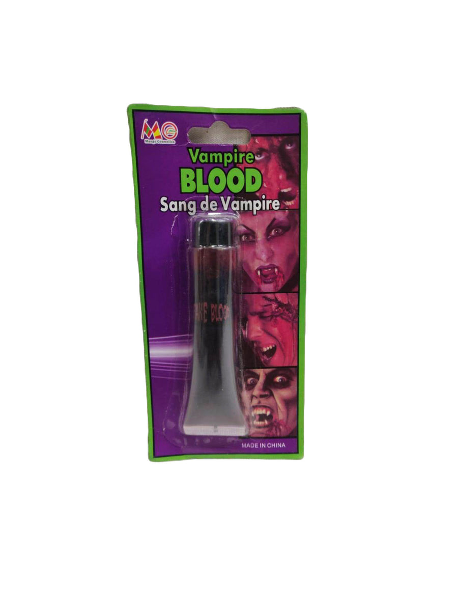 Theatrical Vampire Blood Tube Kids & Adults Halloween Fancy Dress Costume Accessories