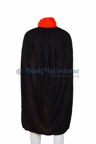 Red & Black Adults Dracula Vampire Cloak Cape Halloween Costume,Double Side Adults Red & Black Vampire Cloak Cape Halloween Costume